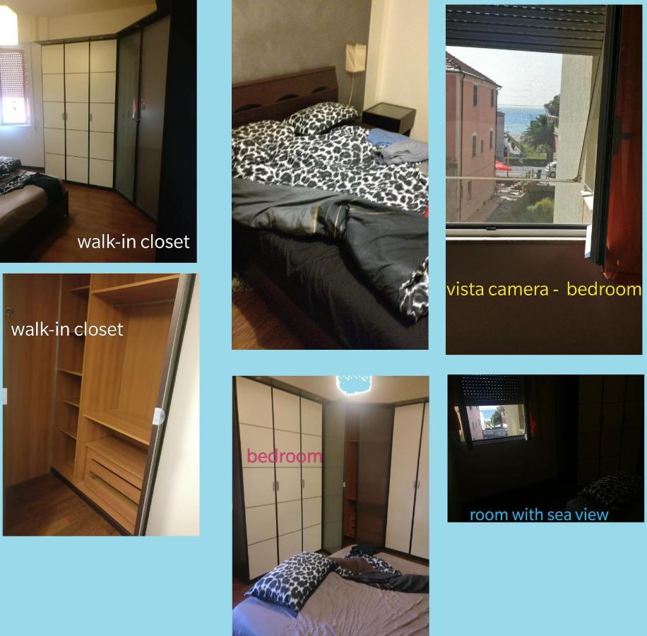 House Of Fly With Sea View, Front The Beach Savona Exteriör bild