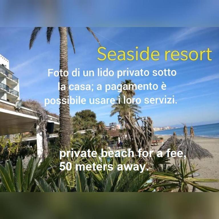 House Of Fly With Sea View, Front The Beach Savona Exteriör bild